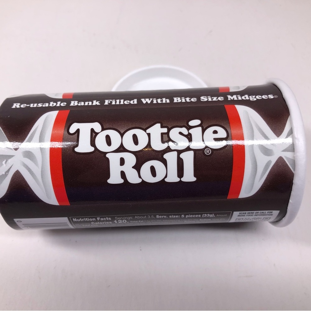 Tootsie Roll Coin Bank (No candy).